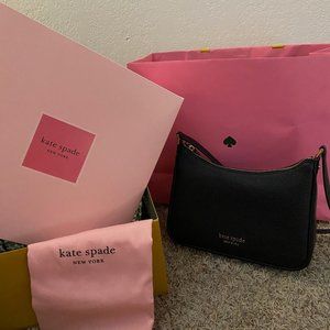 Kate Spade Bradley Pebble Leather (Black) Crossbody